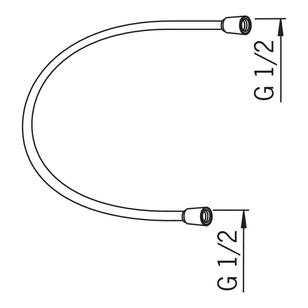 Детальное изображение Шланг для душа Oras Hydra 241064-60 сатин в интернет-магазине THERM.BY
