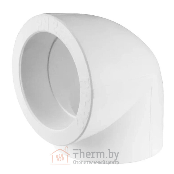 Детальное изображение Угол полипропиленовый (ПП) 75 х 90° VALFEX белый в интернет-магазине THERM.BY