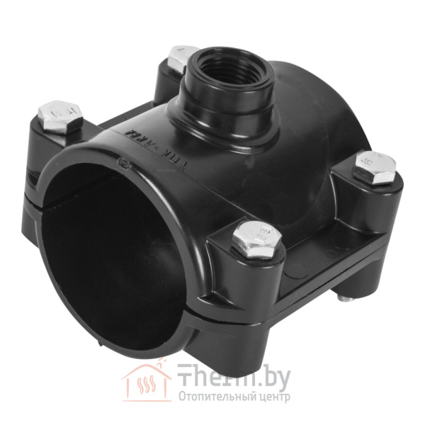 Детальное изображение Хомут пластиковый для врезки в трубу 63 х 1/2" ВР Unidelta в интернет-магазине THERM.BY