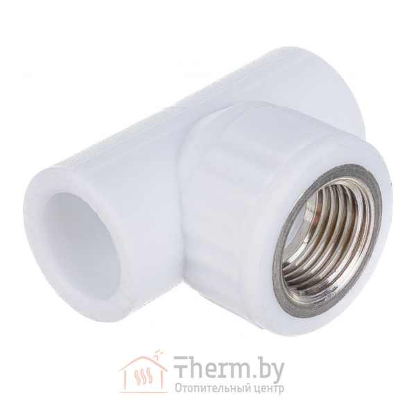 Детальное изображение Тройник ПП (полипропиленовый) 20 х 1/2" х 20 ВР VALFEX белый в интернет-магазине THERM.BY