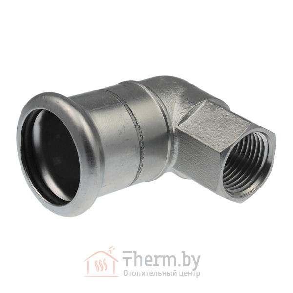 Детальное изображение Пресс угол 28 х 3/4" внутренняя резьба KAN-therm Inoх нержавеющая сталь арт. 1609068005 в интернет-магазине THERM.BY