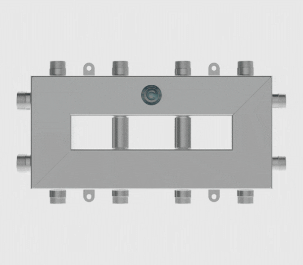 Детальное изображение Гидравлический разделитель совмещенный с коллектором Север Компакт+ (Aisi) в интернет-магазине THERM.BY