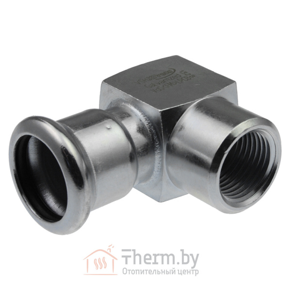 Детальное изображение Пресс угол 35 х 1/2" внутренняя резьба KAN-therm Steel оцинкованная сталь короткий арт. 1509069014 в интернет-магазине THERM.BY