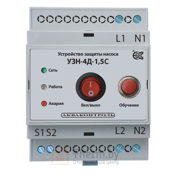 Детальное изображение Устройство защиты с плавным пуском УЗН-4Д-1,5С (1,5 кВт, на DIN рейку) Акваконтроль в интернет-магазине THERM.BY