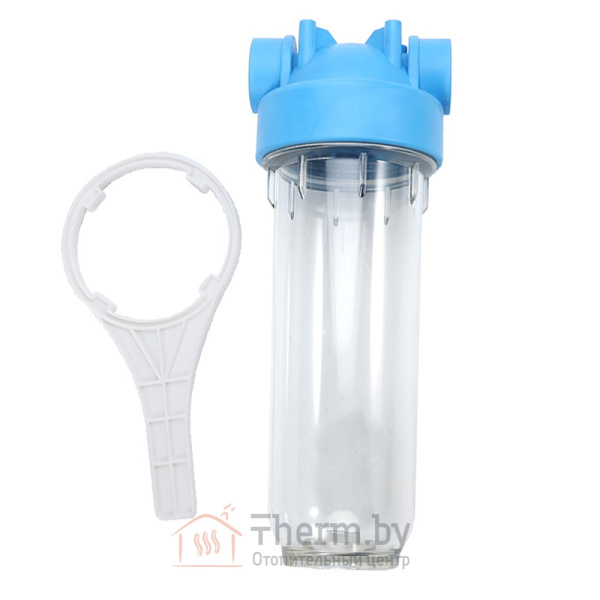 Детальное изображение Магистральный фильтр для холодной воды VIRMUT МФП-12 10SL(2), 1/2" (прозрачный, с 2-мя уплотнительными кольцами) в интернет-магазине THERM.BY