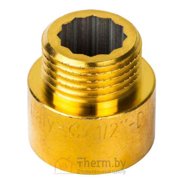 Детальное изображение Удлинитель латунный 1/2" 15 мм General Fittings арт. 2600D8R041500A в интернет-магазине THERM.BY