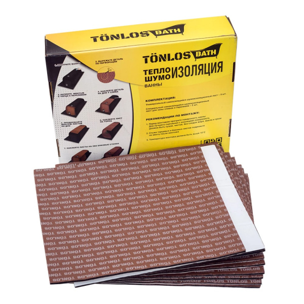 Детальное изображение Комплект шумоизоляции для ванны TONLOS BATH в интернет-магазине THERM.BY