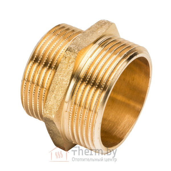 Детальное изображение Ниппель переходной латунный 1 1/2" х 1 1/4" General Fittings арт. 260003H141200H в интернет-магазине THERM.BY