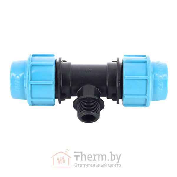 Детальное изображение Тройник компрессионный 32 х 3/4"НР х 32 Unidelta в интернет-магазине THERM.BY