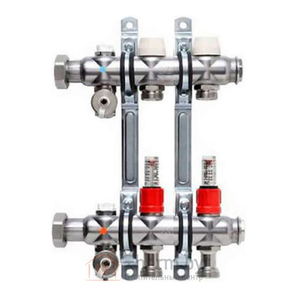 Детальное изображение Коллектор для теплого пола Komfort 5/4"-2, Kermi арт. SFVT0200000 в интернет-магазине THERM.BY