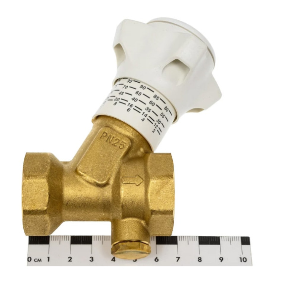 Детальное изображение Клапан балансировочный статический (компактный) 1" ДУ 25 GIACOMINI R206B-1 арт. R206BY115 в интернет-магазине THERM.BY