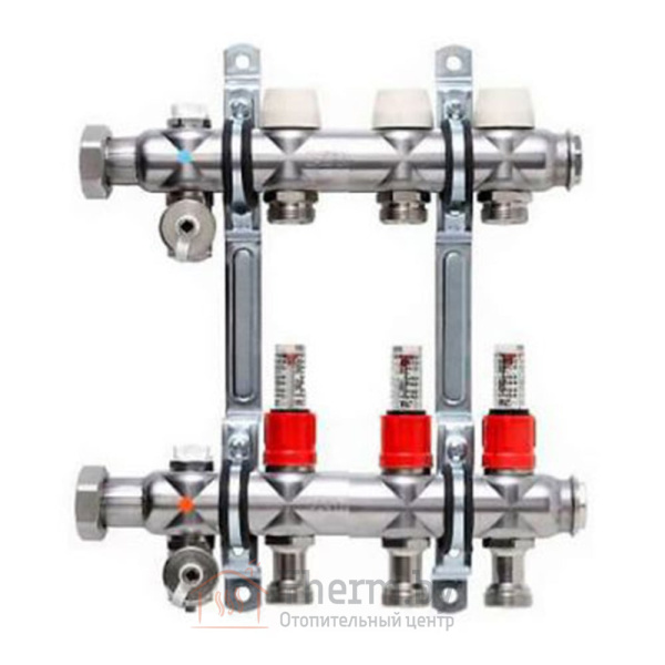 Детальное изображение Коллектор для теплого пола Komfort 5/4"-3, Kermi арт. SFVT0300000 в интернет-магазине THERM.BY