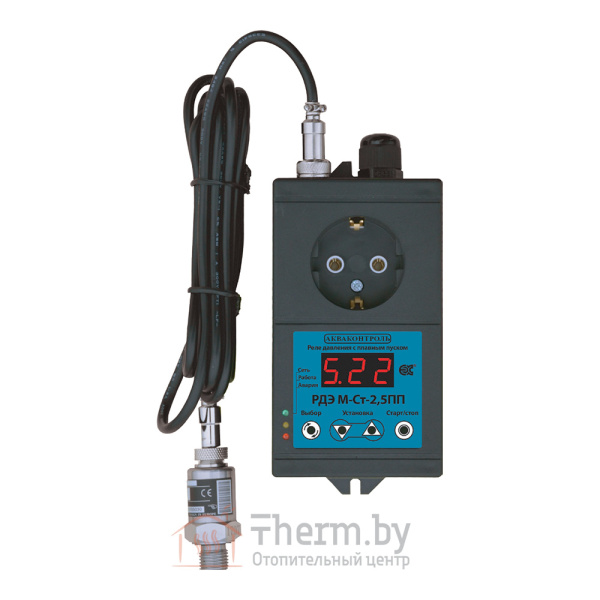 Детальное изображение Реле давления с выносным датчиком РДЭ М-Ст-2,5ПП (2.5 кВт) Акваконтроль в интернет-магазине THERM.BY