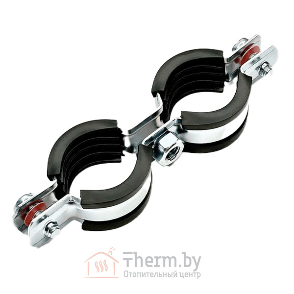 Детальное изображение Хомут для труб двойной 1/2" (20-24) М8 TANERS арт. TN.0320.000.005.0012.S в интернет-магазине THERM.BY