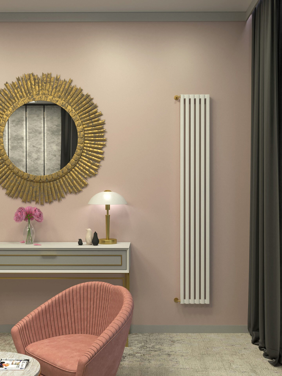 Радиатор алюминиевый трубчатый Fusion HORIZON 1800 [4 секции]