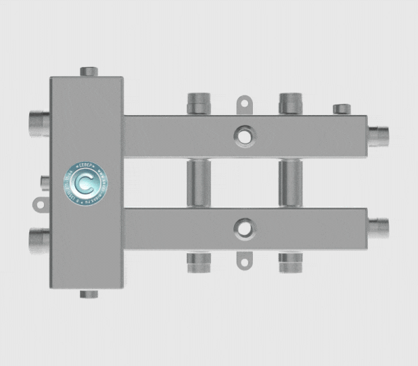 Детальное изображение Гидравлический разделитель совмещенный с коллектором Север М3 (Aisi) в интернет-магазине THERM.BY