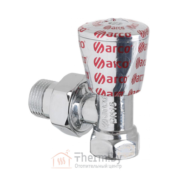 Детальное изображение Угловой радиаторный кран 1/2" х 1/2" хромированный TEIDE PLUS arco арт. 503505 в интернет-магазине THERM.BY