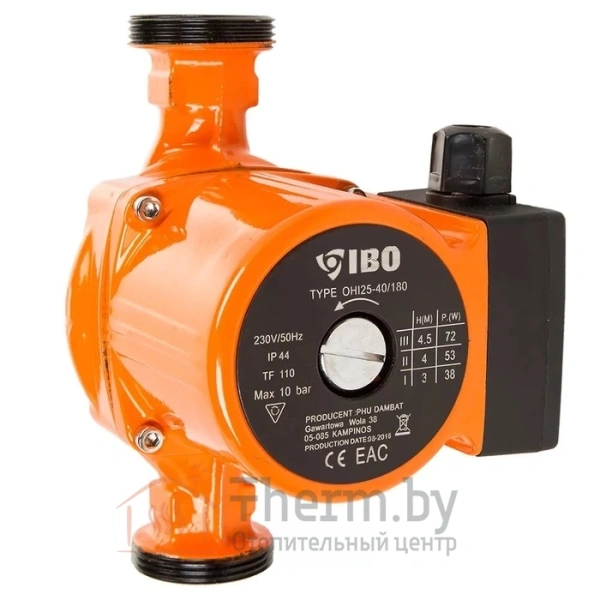 Детальное изображение Циркуляционный насос IBO OHI 25-40/180 в интернет-магазине THERM.BY