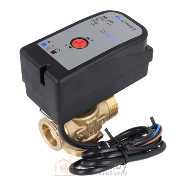 Детальное изображение Переключающий 3-ходовой клапан 1"НР AZV 643 Afriso (управление: 2 точки) арт. 16 643 00 в интернет-магазине THERM.BY