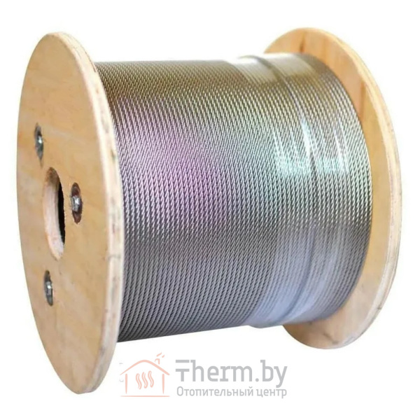 Детальное изображение Трос нержавеющий AISI 304 А2, 7 х 7 - 3.0 мм, (1000 м) арт. 8379 в интернет-магазине THERM.BY