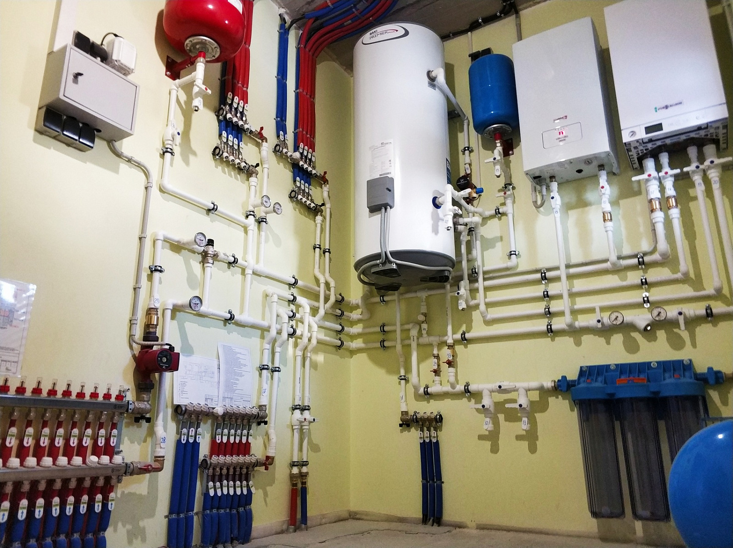 Монтаж отопления