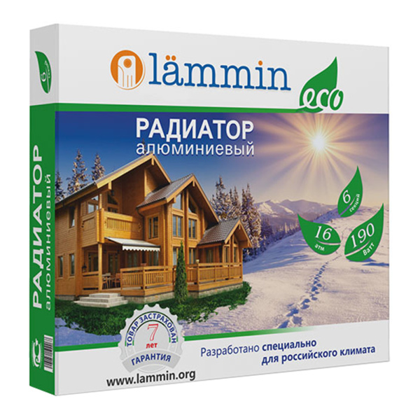 Детальное изображение Алюминиевый радиатор отопления AL 500/80 Eco Lammin в интернет-магазине THERM.BY