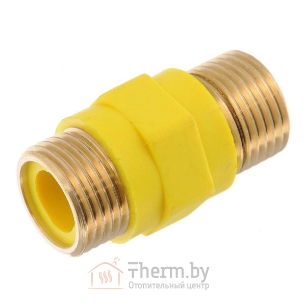 Детальное изображение Вставка диэлектрическая 3/4" штуцер-штуцер Зурфлекс в интернет-магазине THERM.BY