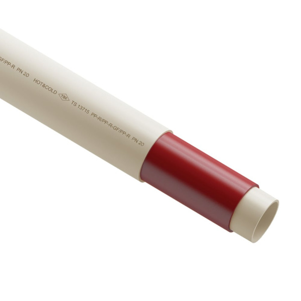 Детальное изображение Труба PP-R-GF (ПП) 50 х 6.9 мм (полипропиленовая) со стекловолокном Aquapipe в интернет-магазине THERM.BY