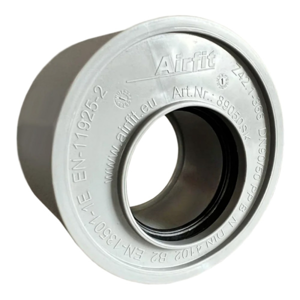 Детальное изображение Переход Airfit эксцентрический суперкомпакт DN 90x50 мм арт. 89050SK в интернет-магазине THERM.BY