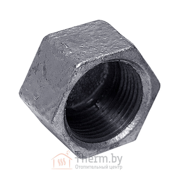 Детальное изображение Заглушка оцинкованная чугунная 1" ВР Trakya Dokum в интернет-магазине THERM.BY