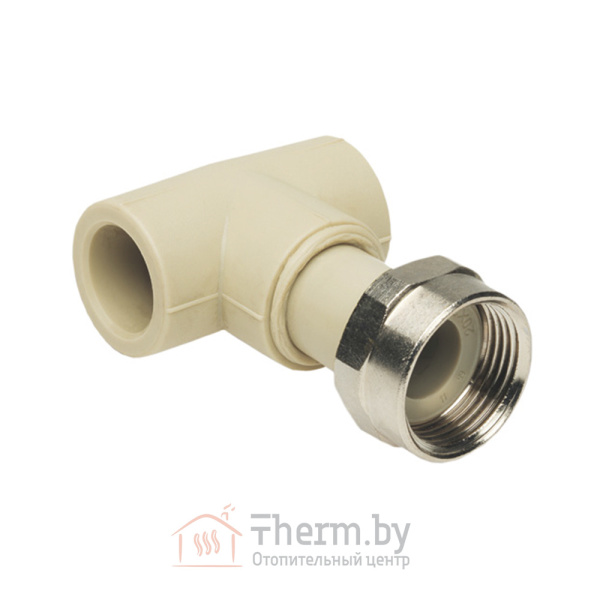 Детальное изображение Тройник ПП с накидной гайкой 20 х 3/4" Wavin Ekoplastik Чехия в интернет-магазине THERM.BY