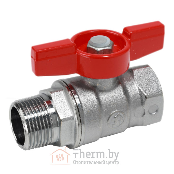 Детальное изображение Кран шаровой полнопроходной 1/2" ВР/НР бабочка Giacomini R854 арт. R854X023 в интернет-магазине THERM.BY