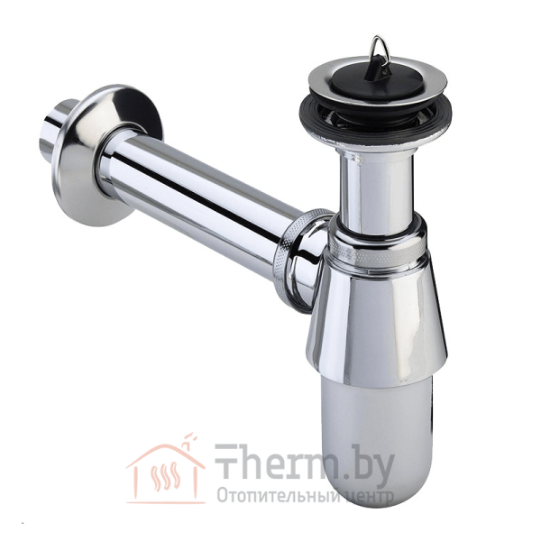 Детальное изображение 456580 / Сифон бутылочный для раковины 1 1/4"х1 1/4" латунь хромированная с пробкой, VIEGA в интернет-магазине THERM.BY