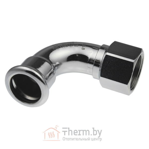 Детальное изображение Пресс угол 28 х 1" внутренняя резьба KAN-therm Steel оцинкованная сталь длинный арт. 1509069009 в интернет-магазине THERM.BY