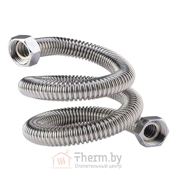 Детальное изображение Шланг газовый гофрированный нержавеющий 120 см гайка 1/2" х гайка 1/2", ТАиМ в интернет-магазине THERM.BY