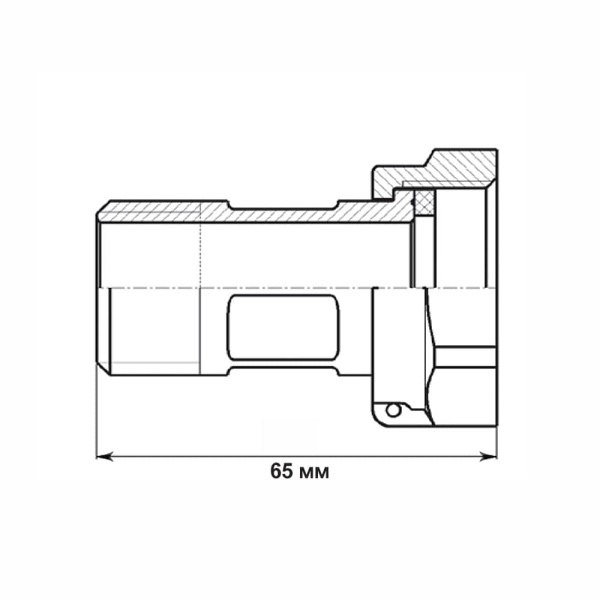 Детальное изображение Узел присоединительный к счетчику DN32 х 65 (пара) в интернет-магазине THERM.BY