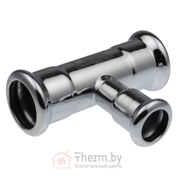 Детальное изображение Пресс тройник 66.7 x 35 х 66.7 мм KAN-therm Steel оцинкованная сталь арт. 1509260037 в интернет-магазине THERM.BY