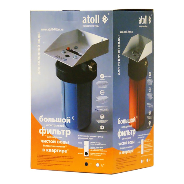 Детальное изображение Магистральный фильтр для очистки воды 1"  ATOLL A-11BE без картриджа в интернет-магазине THERM.BY