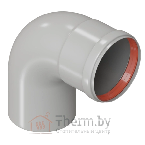 Детальное изображение Колено KRATS 90° d. 80 (PK 80-90) в интернет-магазине THERM.BY