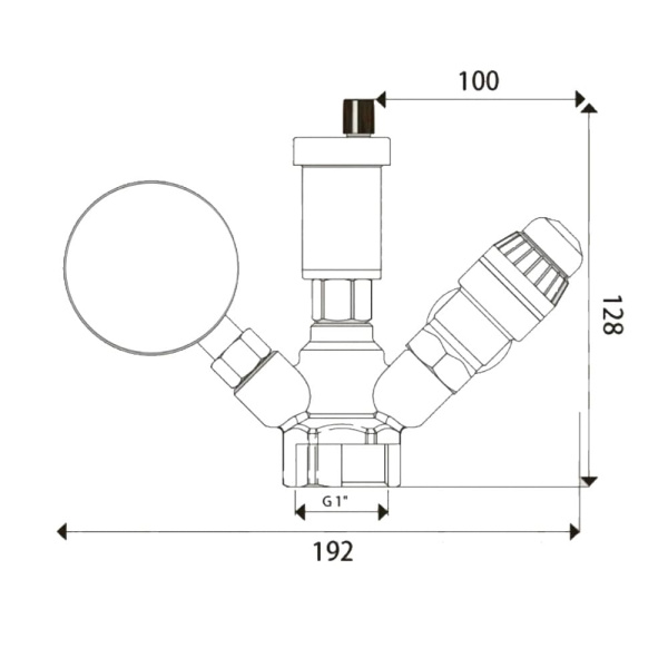 Детальное изображение Группа безопасности для котла 1", 3 bar TIM арт. JH-1024-3 в интернет-магазине THERM.BY