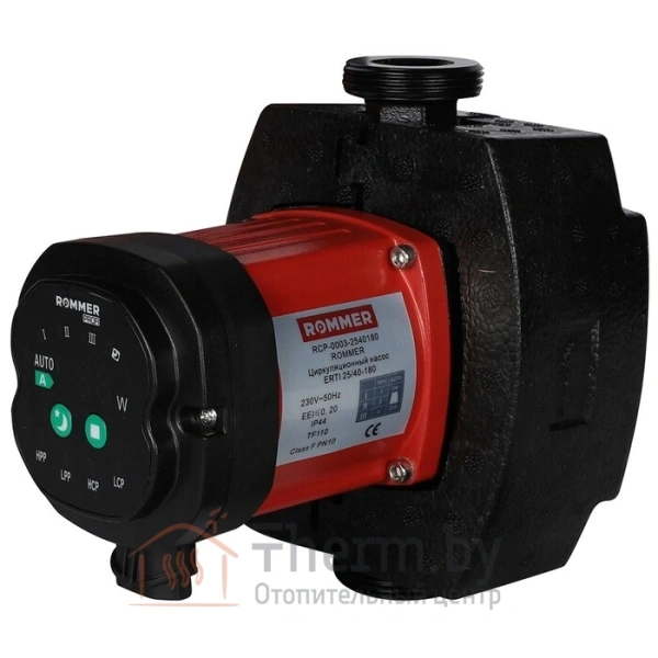 Детальное изображение Насос циркуляционный ROMMER ERTI 25/40-180 (RCP-0003-2540180) в интернет-магазине THERM.BY