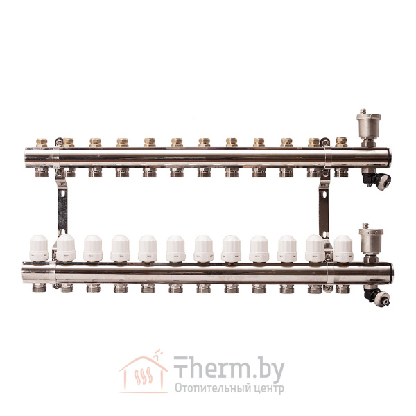 Детальное изображение Гребенка для радиаторного отопления APE на 12 выходов в интернет-магазине THERM.BY