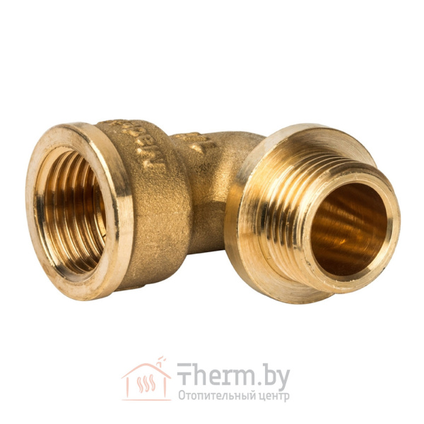 Детальное изображение Угольник латунный с ограничителем ВР/НР 1/2" General Fittings арт. 270024H040400A в интернет-магазине THERM.BY