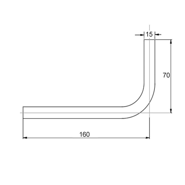 Детальное изображение Отвод 90° безраструбный 15 х 70 х 160 мм Valtec нержавеющая сталь арт. VTi.960.I.150760 в интернет-магазине THERM.BY