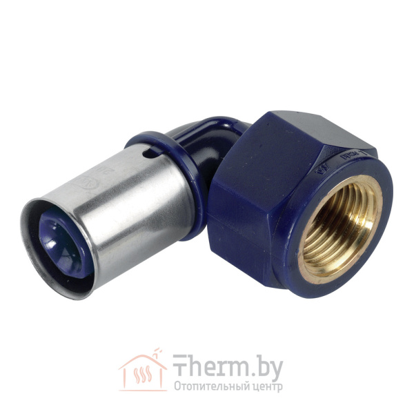 Детальное изображение Пресс угол 90° 20 х 2.25 х 3/4" внутренняя резьба Wavin арт. 275010020 в интернет-магазине THERM.BY