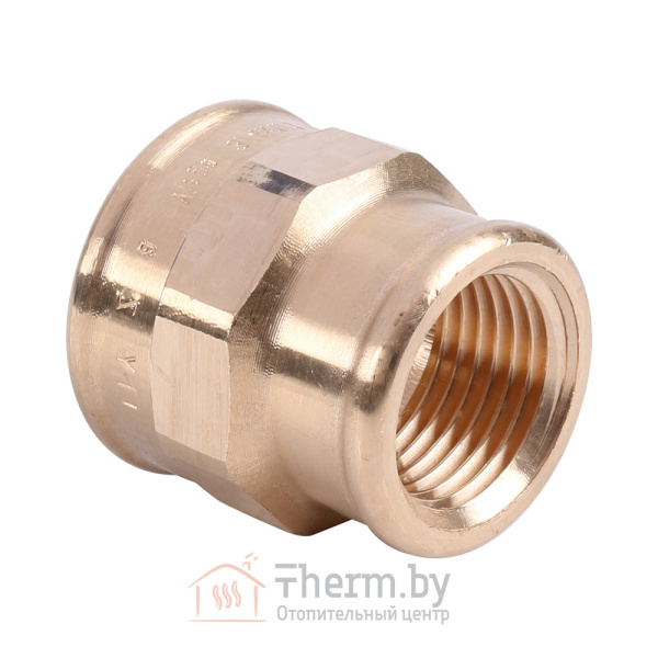 Детальное изображение Муфта переходная бронзовая ВР 1/2" х 3/8" Viega арт. 268 879 в интернет-магазине THERM.BY