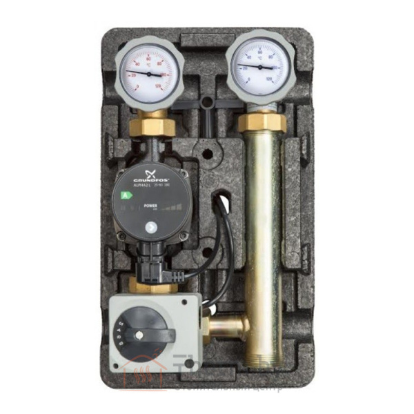 Детальное изображение Насосная группа Meibes MeiFlow S MC-CVE, MKE 1" с насосом Grundfos UPM3 Hybrid 25-70 арт. M66831.1 GFP2 в интернет-магазине THERM.BY