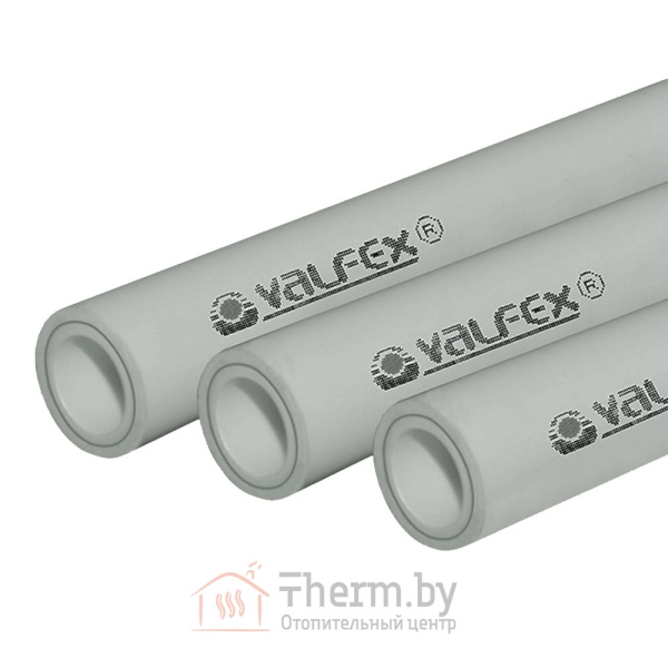Детальное изображение Труба полипропиленовая (ПП) 40 x 6.7 мм армированная алюминием (PN25, SDR 6, штанга 4 м.) VALFEX арт. 10104040Г в интернет-магазине THERM.BY