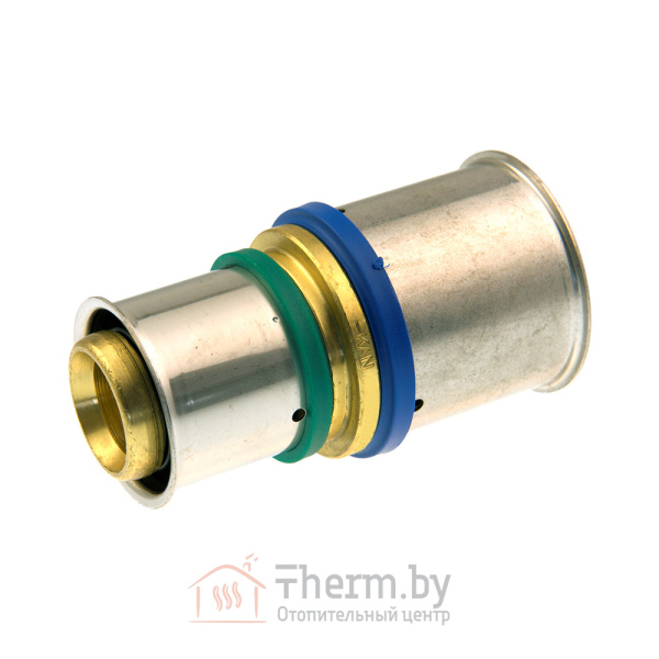 Детальное изображение Пресс муфта латунная 50 х 4.0 х 40 х 3.5 KAN-therm арт. 1009046004 в интернет-магазине THERM.BY