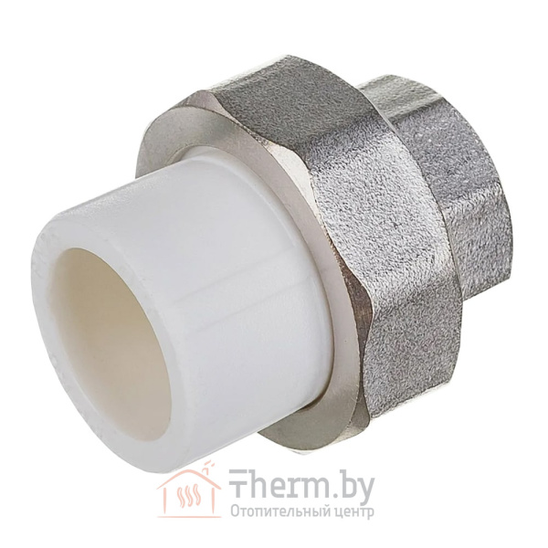 Детальное изображение Муфта разъёмная (американка) ПП 63 х 2" ВР усиленная белая VALFEX в интернет-магазине THERM.BY